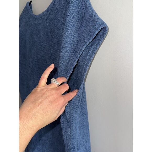 J. Jill Blue Fringe Hem Top - Picture 8 of 16